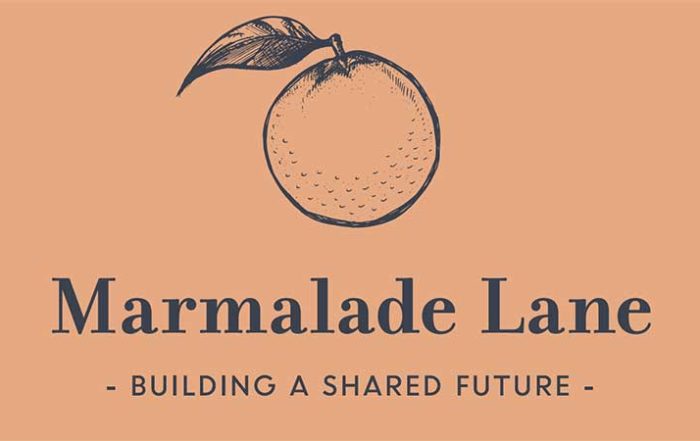 Marmalade Lane cohousing development logo: Marmalade Lane - Building a Shared Future