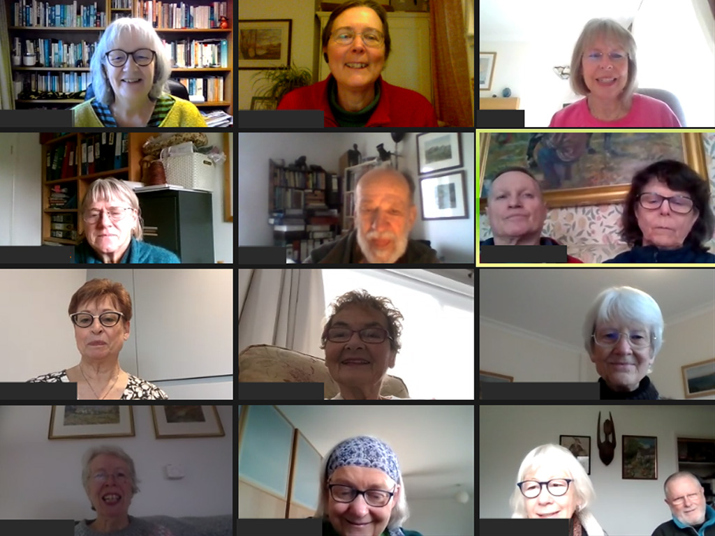 zoom meeting with Still Green Cohousing members